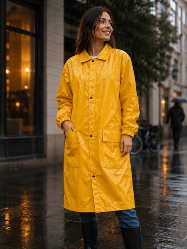 Retro raincoat rain jacket