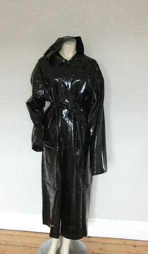 Pvc like raincoat mac rain - u,