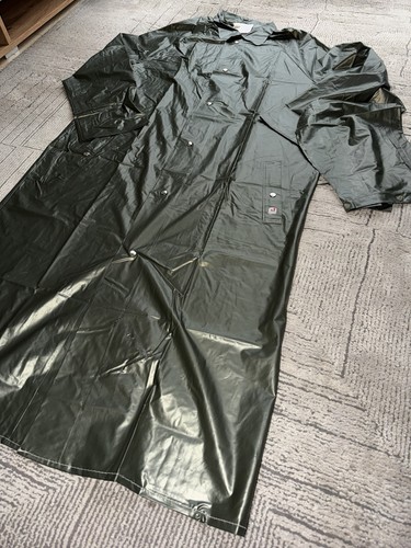 Vintage pvc raincoat rain - raincoat,