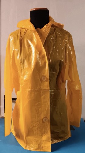 Vintage rain suit raincoat pvc - rain,