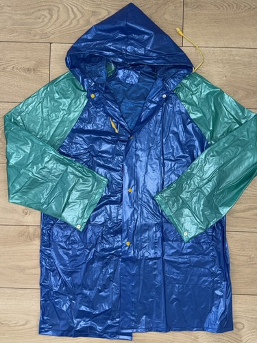 Vintage pvc raincoat - pvc,