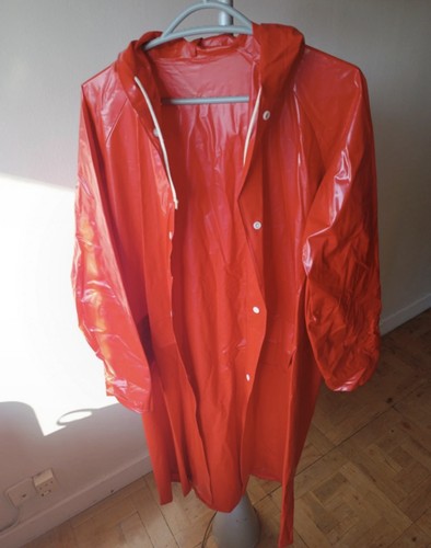 Vintage pvc raincoat - pvc,