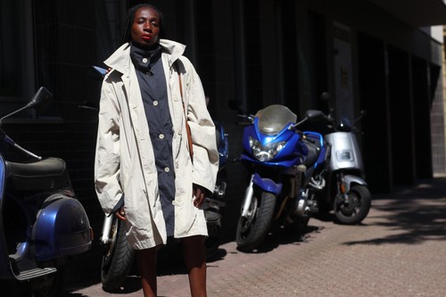 Vintage 1980s trench - vintage,
