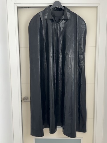 Vintage pvc patent raincoat - pvc,